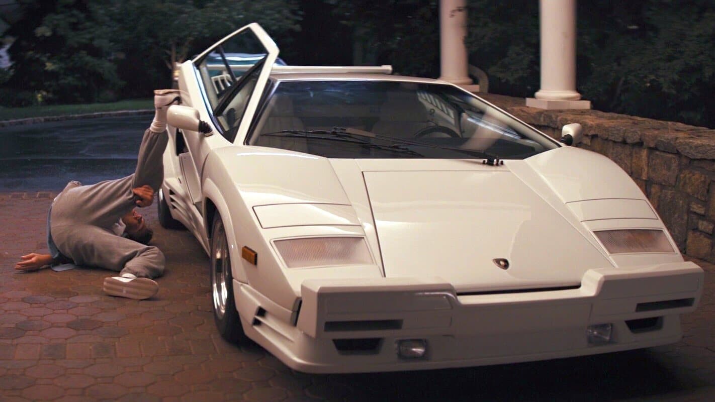 White Lamborghini from The Wolf of Wall Street